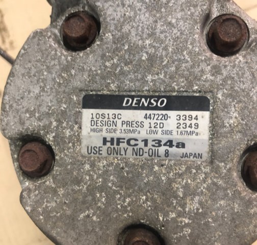 4472203394 Denso Компресор холодоагенту
