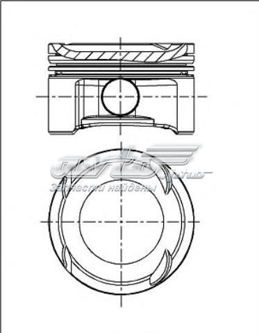 Поршень в комплекті на 1 циліндр, STD 8714130020 Nural