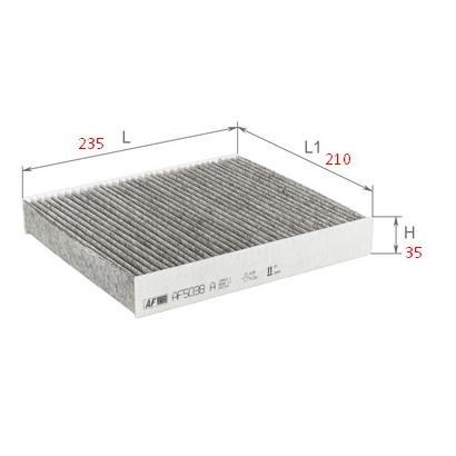 AF5038A Alpha Filter Внутрішньосалонний фільтр