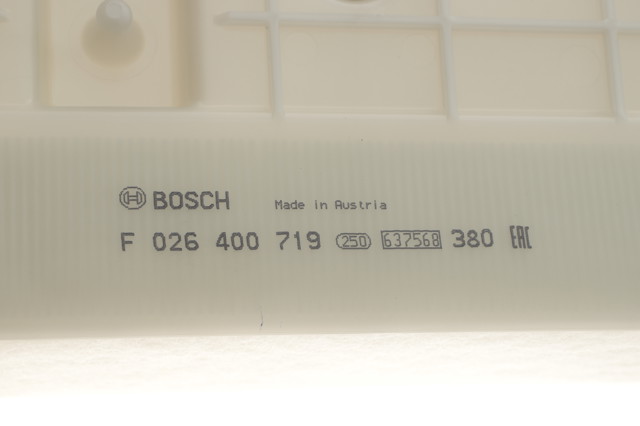 Елемент повітряного фільтра Bosch F026400719 ціна, від 36.43 USD