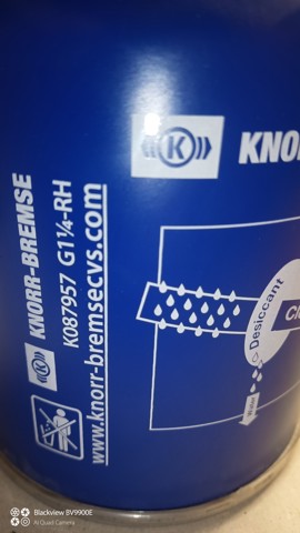 Фільтр осушувача повітря (вологомастиловідділювача) (TRUCK) Knorr-bremse K087957