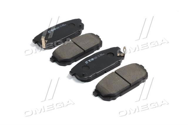 GK0525 CTR Колодки гальмівні задні, дискові