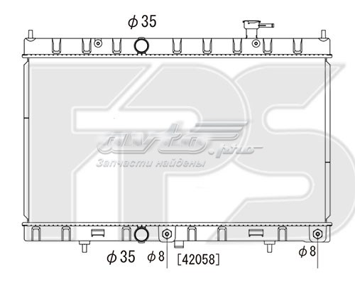 Радіатор основний FPS FP50A320 ціна, від 80.05 USD