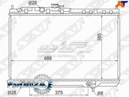 Радіатор NS0001B10 SAT