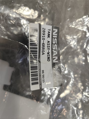 Бачок омивача 289106RR0A Nissan/Infiniti