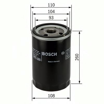 Фильтр масляный BOSCH 451403077