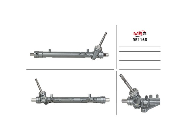 Рульова рейка RE116R MSG Rebuilding