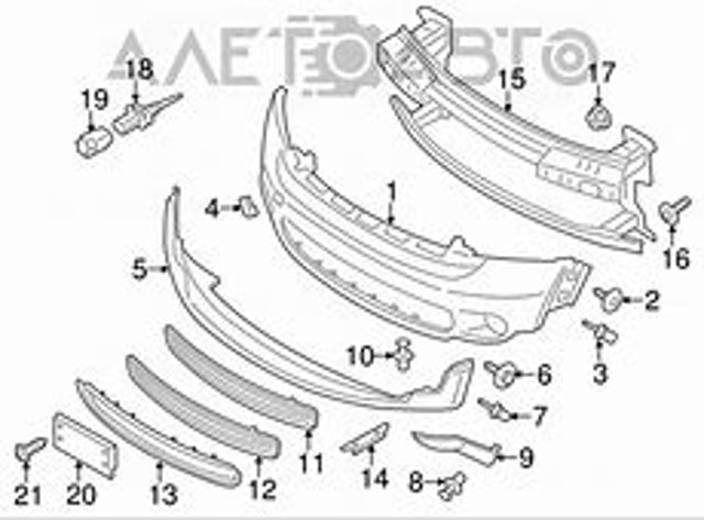 Бампер на авто FPS FP4700901 ціна, від 114.55 USD
