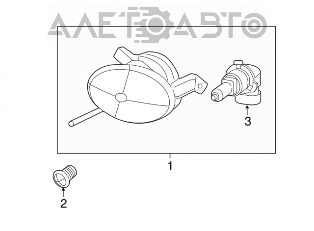 Протитуманка права Depo/Loro/Abakus FP7411H2E ціна, від 30.08 USD
