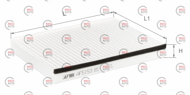 Фільтр повітряний обігрівача Alpha Filter AF5153 ціна, від 2.75 USD