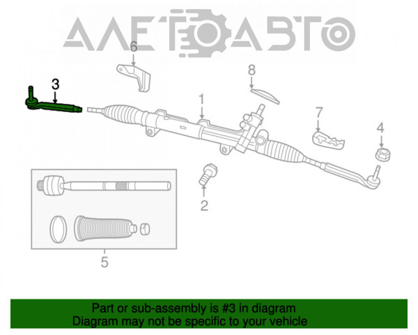 Купити CECR37R CTR Рульовий наконечник