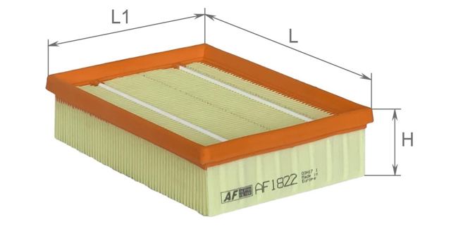 Елемент повітряного фільтра Alpha Filter AF1822 ціна, від 2.66 USD