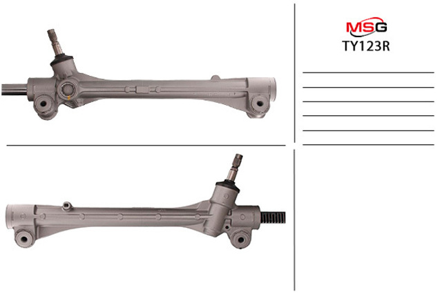 TY123R MSG Rebuilding Рейковий рульовий механізм