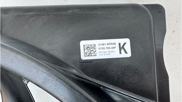 Купити 214816RR0A Nissan/Infiniti Дифузор радіатора охолодження, в зборі з двигуном і крильчаткою