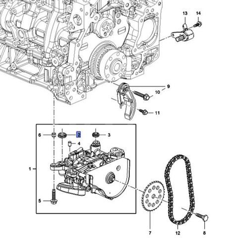 Прокладка масляного насосу General Motors 55573790 ціна, від 13.63 USD