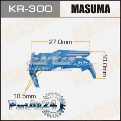 KR300 Masuma Кліпса (пістон) кріплення молдинга двері