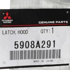 Замок капота Mitsubishi 5908A291 ціна, від 35.56 USD