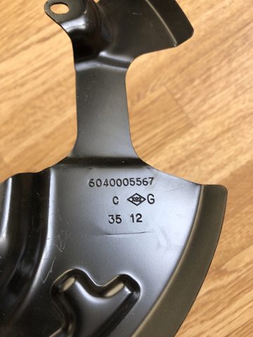 Захист гальмівного диска, переднього, лівого FPS FP6033377 ціна, від 34.06 USD