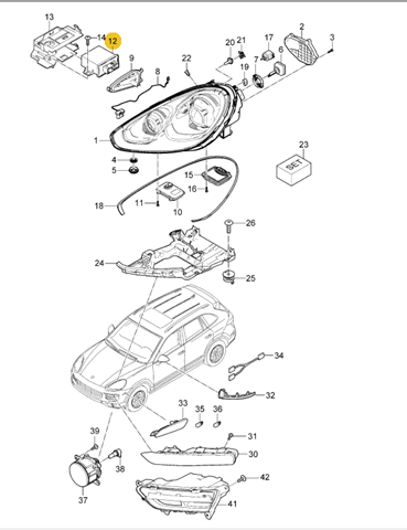  95861838600 Porsche