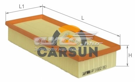 AF1682 Alpha Filter Повітряний фільтр двигуна