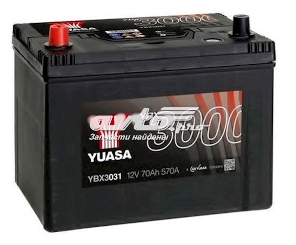 Купити Купити Акумулятор Yuasa Ємність 70А/г Напруга 12В YBX3031