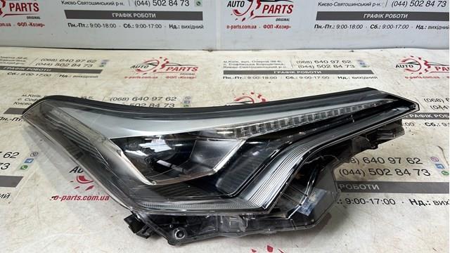 Фара правая Toyota 81130F4340 ціна, від 465.58 USD