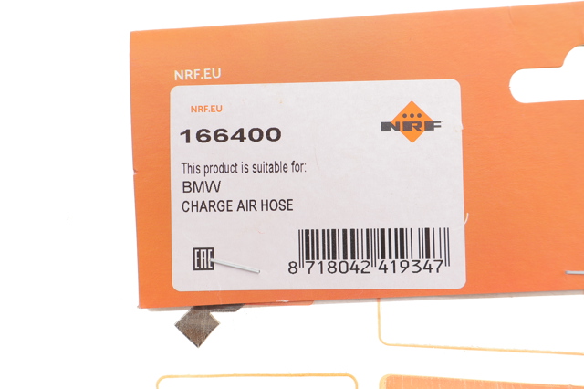 Шланг/патрубок інтеркуллера NRF 166400 ціна, від 43.26 USD