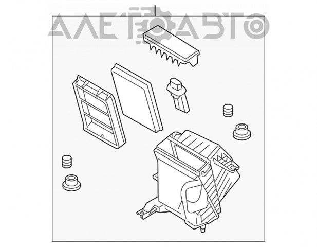 Корпус фільтра 16500JG30A Nissan/Infiniti