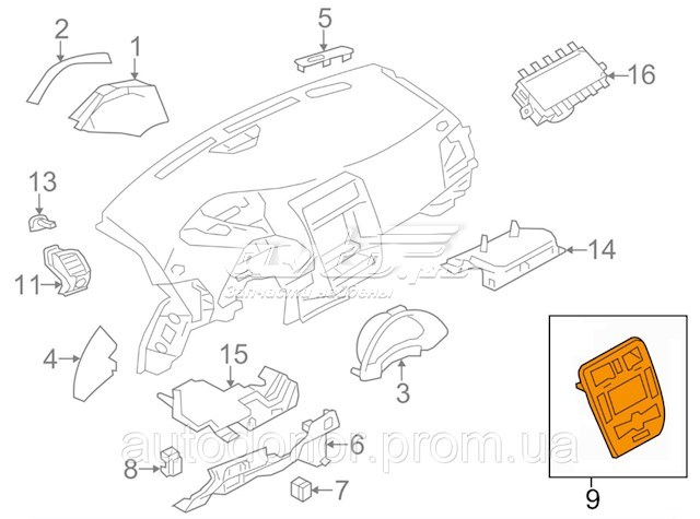  Nissan/Infiniti 682603NA0A ціна, від 19.07 USD
