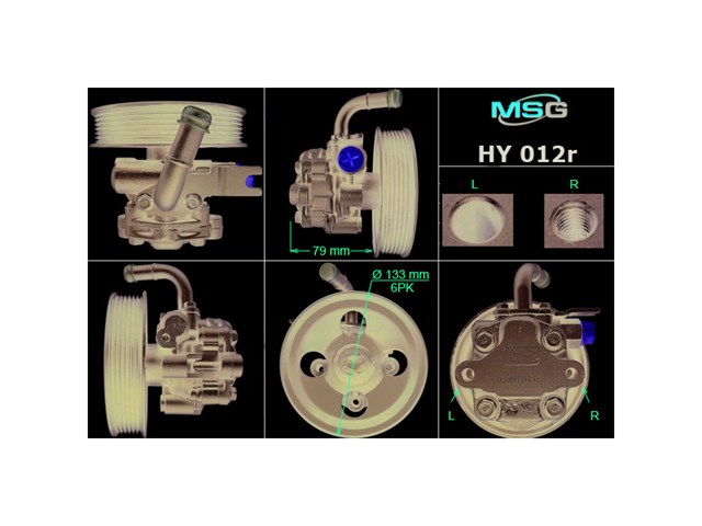 HY012R MSG Rebuilding Насос гідропідсилювача
