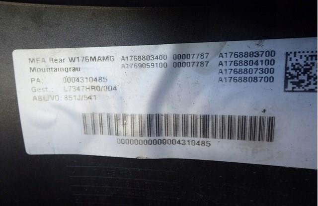  Mercedes A1768803400 ціна, від 182.95 USD