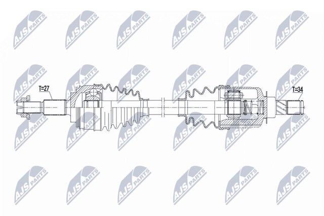 Піввісь передня ліва Renault (RVI) 391015201R