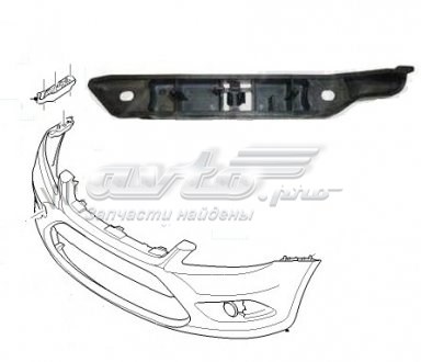 Направляюча переднього бампера, права FPS FP2809932 ціна, від 3.15 USD