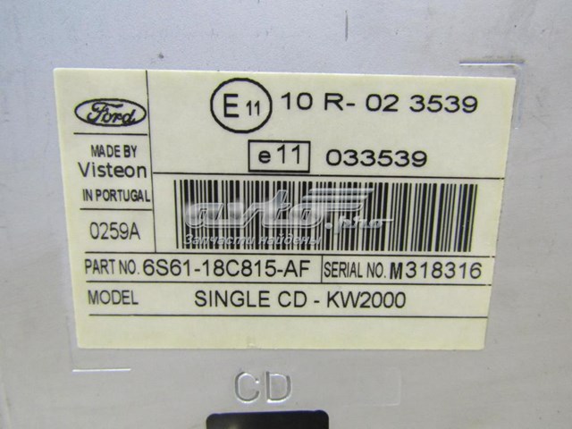  6S6118C815AF Ford