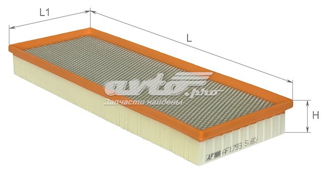 Елемент повітряного фільтра Alpha Filter AF1793S ціна, від 6.25 USD