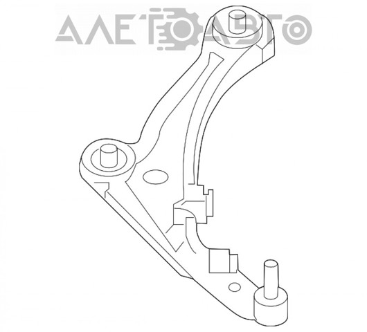 Важіль передній лівий Nissan/Infiniti 545015AA0B ціна, від 138.56 USD