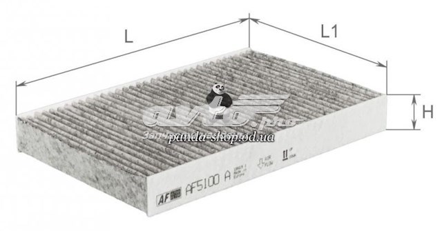 Фільтр салону AF5100A Alpha Filter