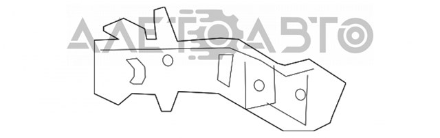 TKZ8521R0A Mazda Кронштейн кріплення крила переднього правого, передній