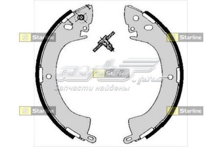 Купити BC05240 Starline Колодки гальмові задні, барабанні