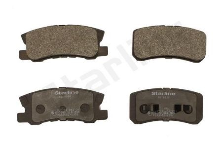Задні гальмівні колодки Starline BDS220 ціна, від 15.51 USD