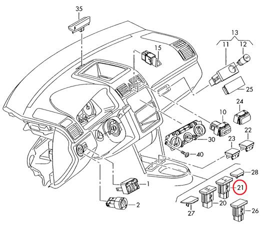 Кнопка ASR 51927004 AND
