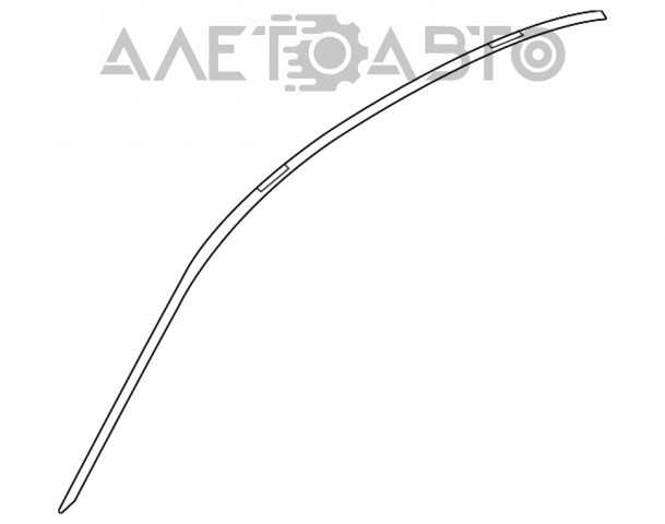 51137443692 BMW Молдинг даху, правий