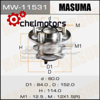 Маточина задня ліва MW11531 MASUMA
