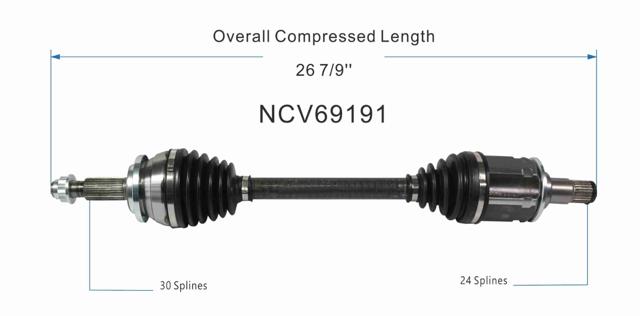 NCV69191 GSP Привід лівий