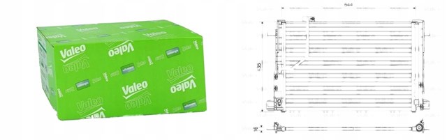 Конденсатор кондиціонера VALEO 814044 ціна, від 92.22 USD