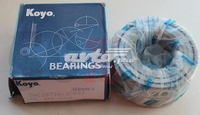 DAC3871W3CS63 Koyo Підшипник маточини передньої