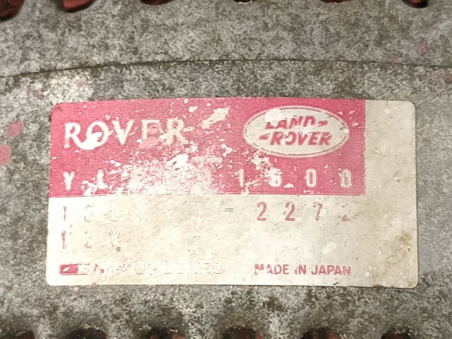 Генератор автомобільний Rover YLE101500