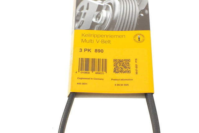 Ремінь кондиціонера Continental/Siemens 3PK890