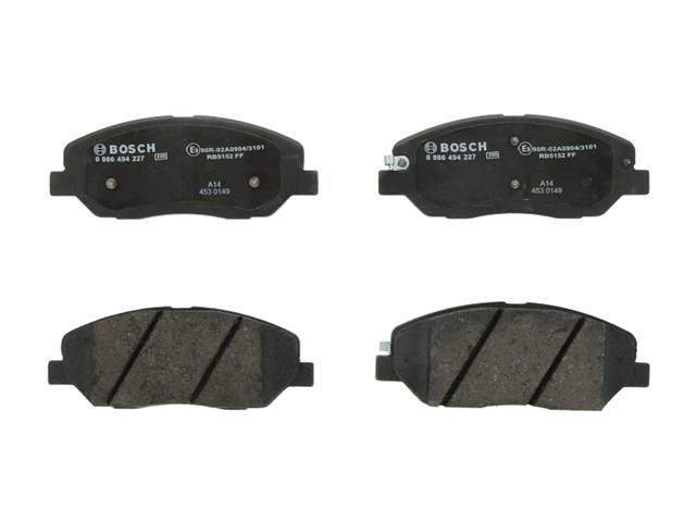 986494227 Bosch Передні гальмівні колодки
