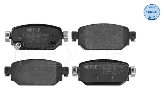 Задні гальмівні колодки Meyle 0252262315 ціна, від 28.47 USD